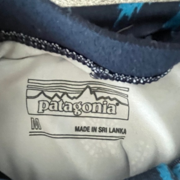 SOLD Patagonia Floral Halter Midi Dress Pink Blue Sleeveless Casual Athlesiure - Picture 11 of 13